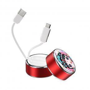 Retractable Round Charging Cable